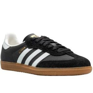 NEW ADIDAS Women’s Samba OG ‘Carbon’ Sneakers – Size 5.5 – Low Top